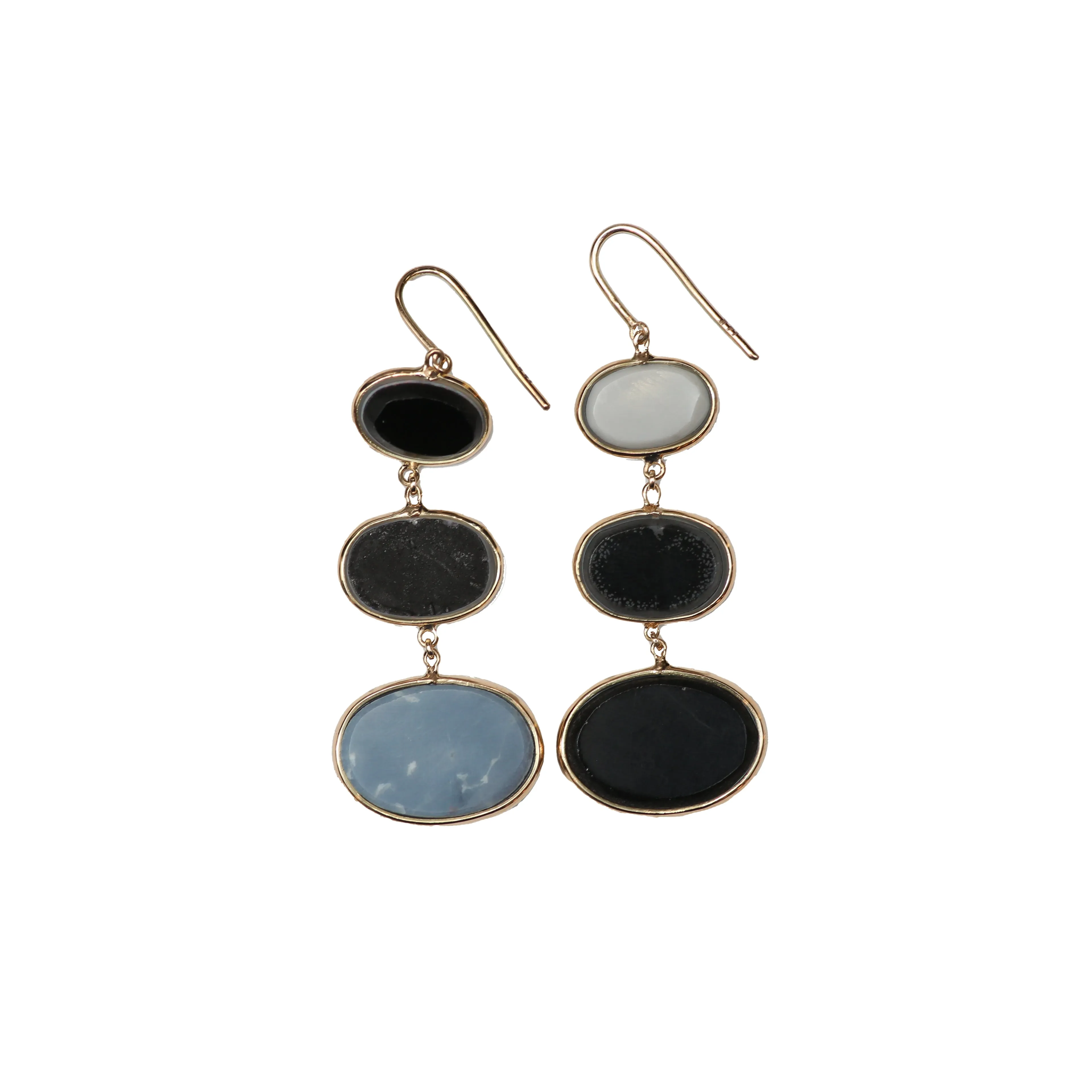 14k Opal Doublet Earrings
