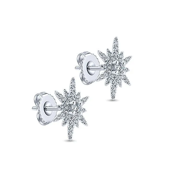 14k White Gold Starlis Stud