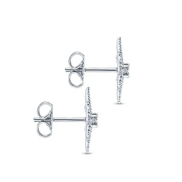 14k White Gold Starlis Stud