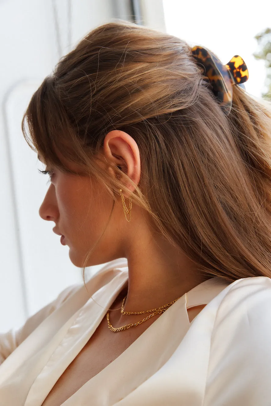 18K Gold Plated Tiffanys Secrets Earrings Gold