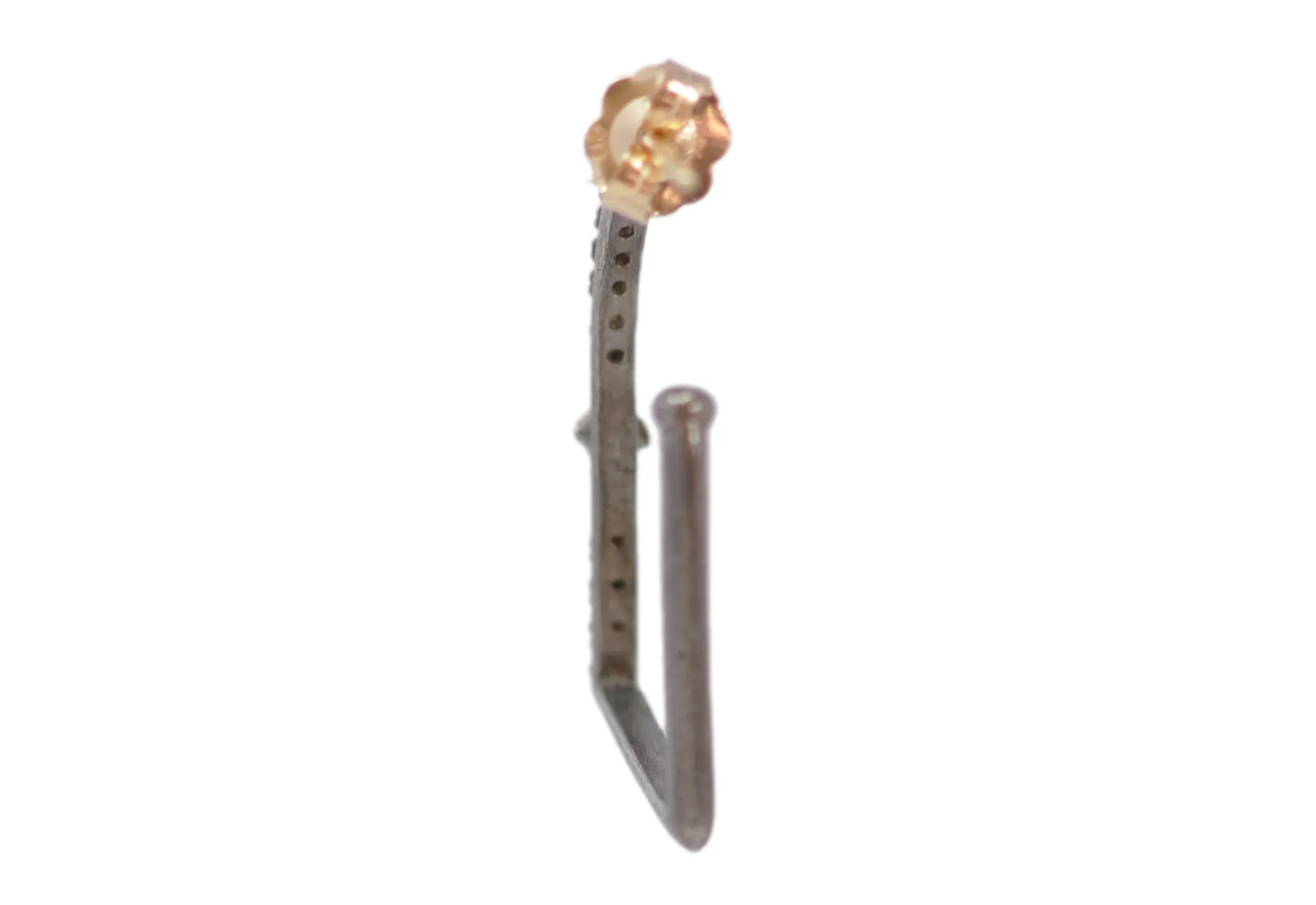 25mm Square Side Hoop Earrings