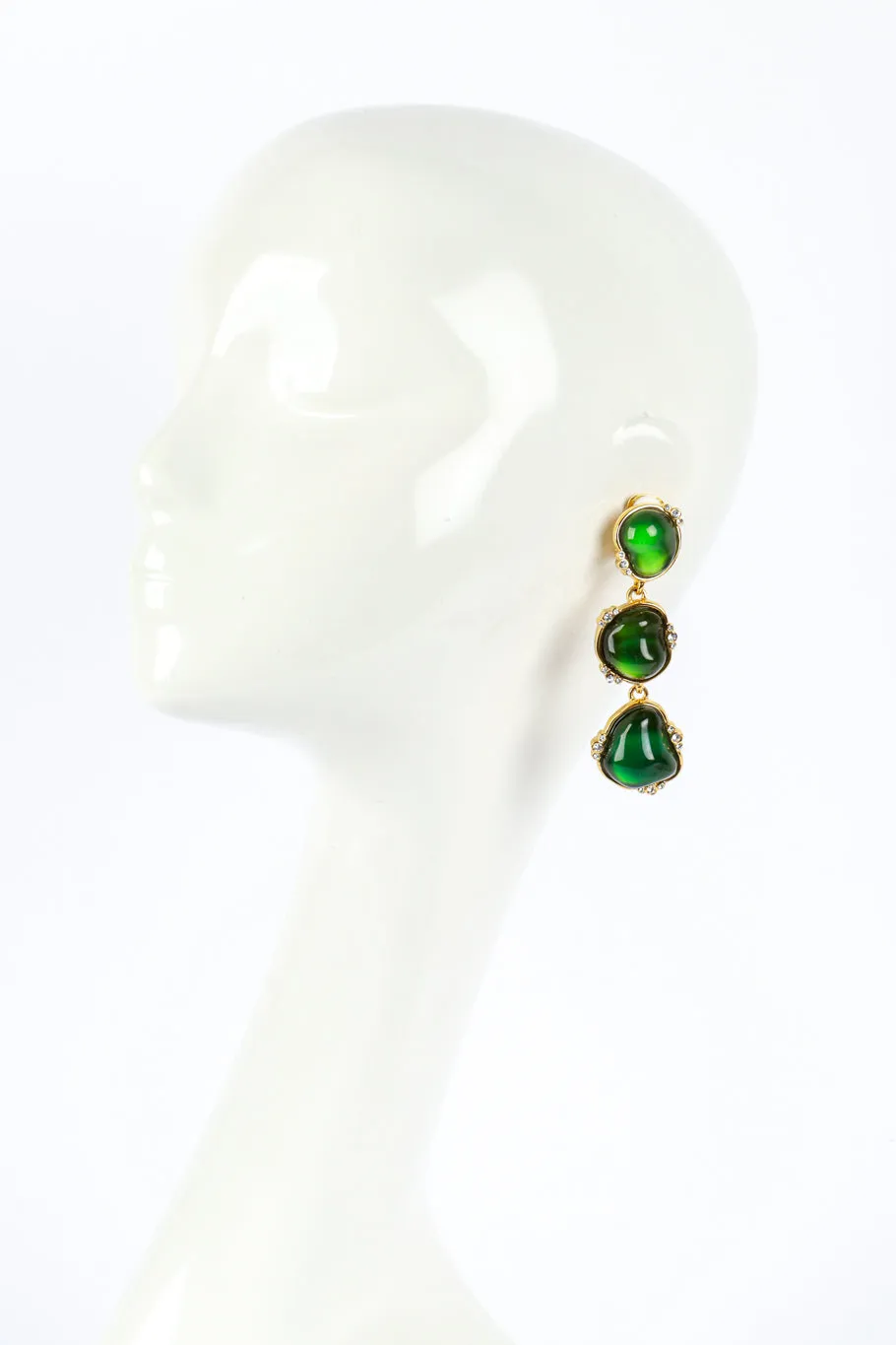 3-Tier Nugget Drop Earrings