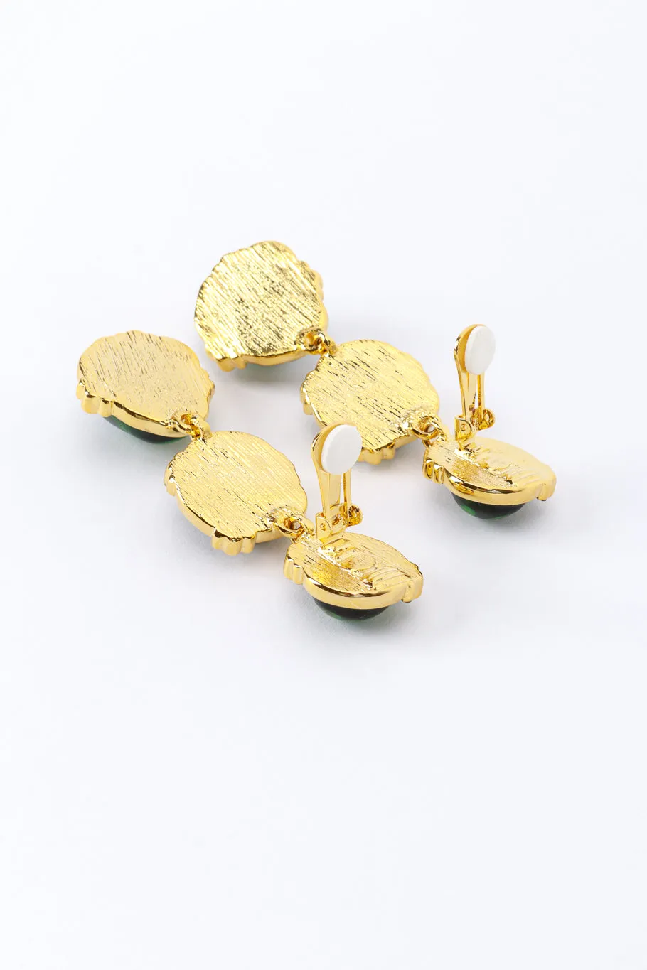 3-Tier Nugget Drop Earrings