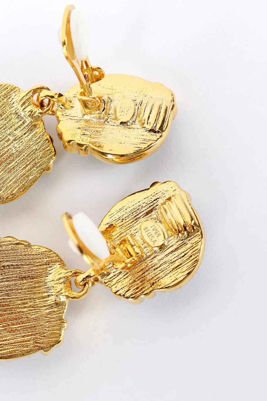 3-Tier Nugget Drop Earrings