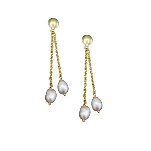 319-01-G | GOLD CHAIN DROP EARRINGS