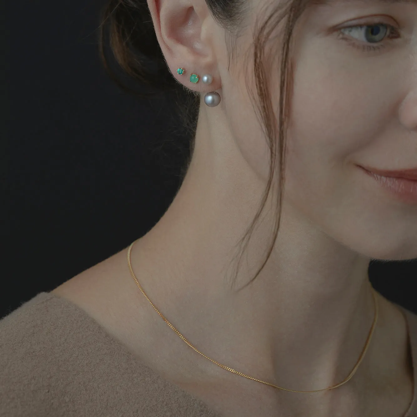 3mm Emerald Studs | E1902E