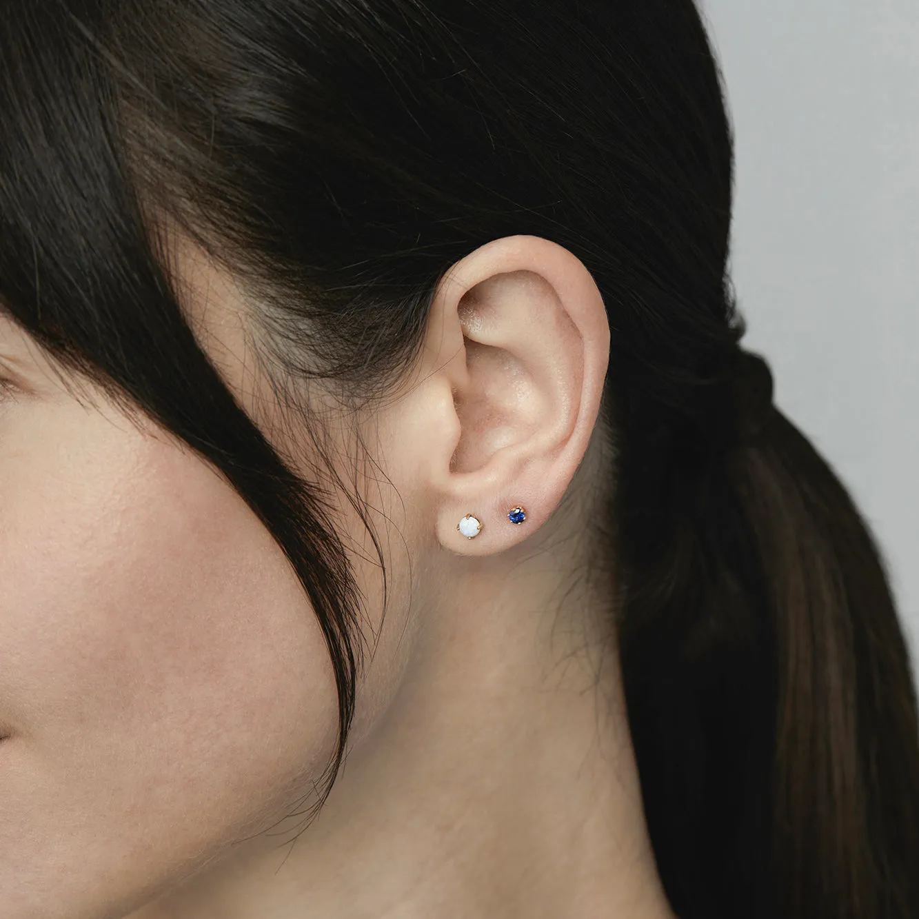3mm Sapphire Studs | E1902S
