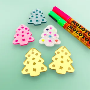 45mm Sparkle Tree - 5 Pairs