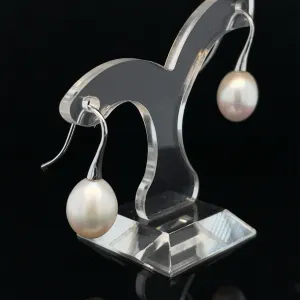 9ct Gold Pearl Drop Earrings
