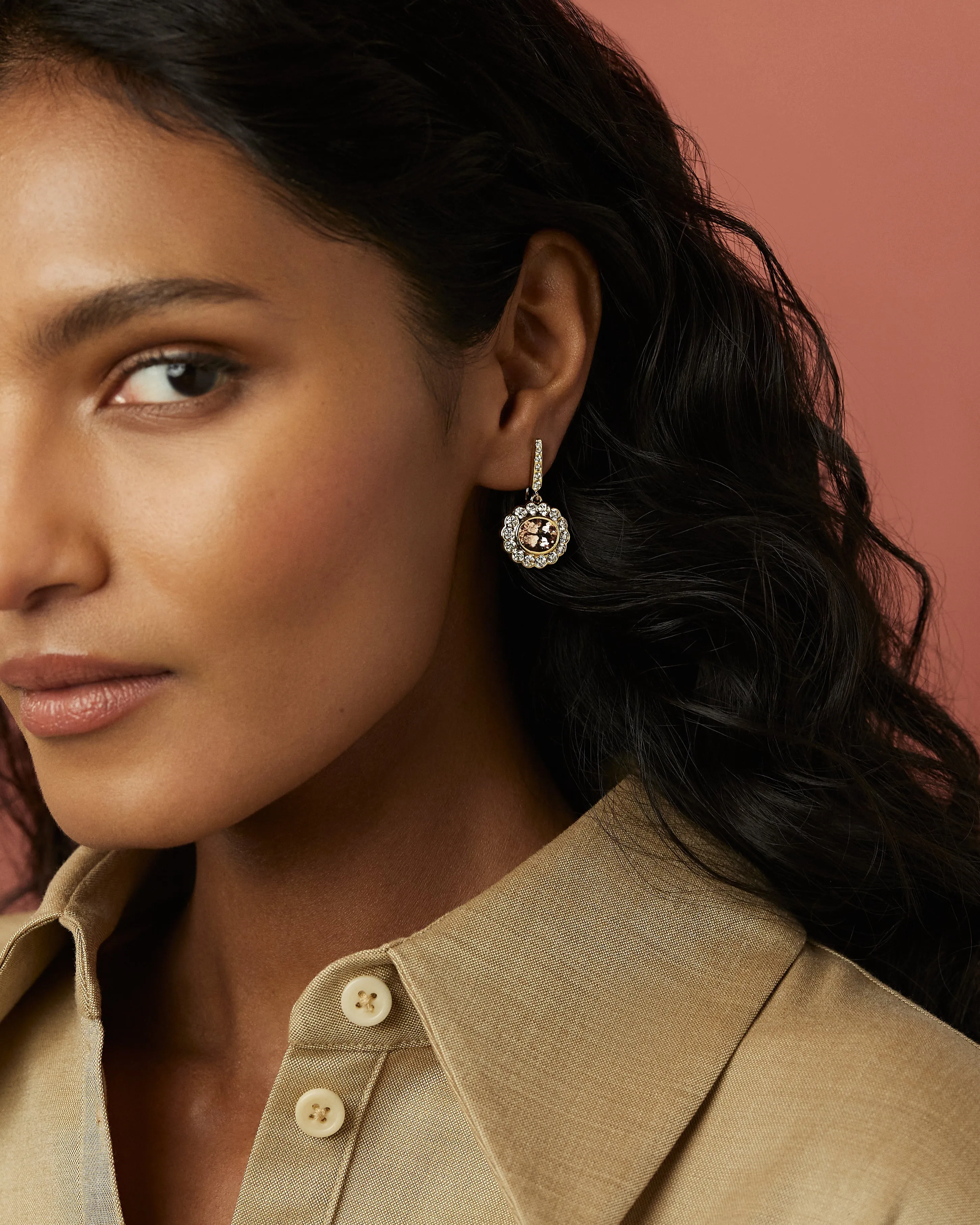Alexandra Earrings Emerald