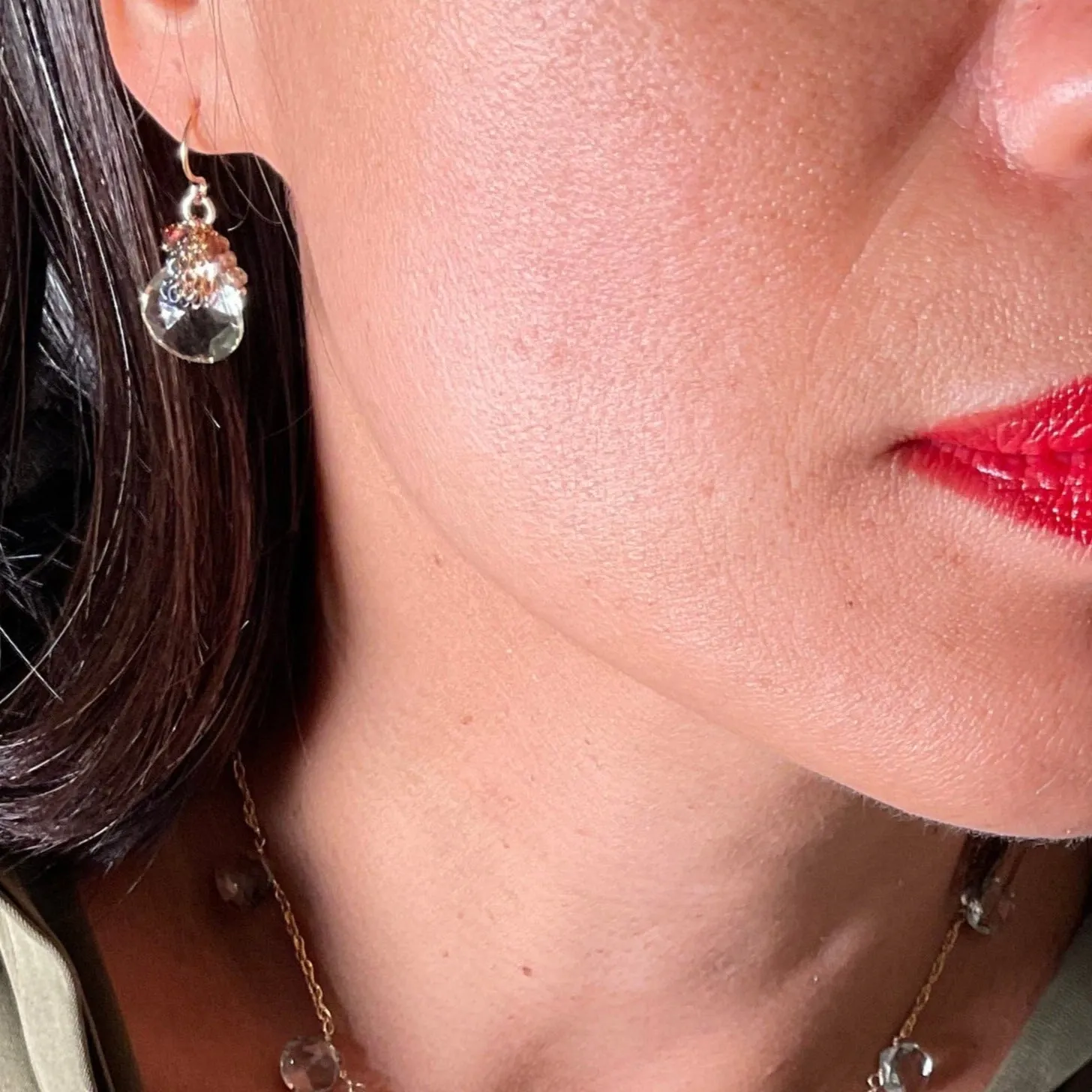 Amelia in Green Earrings