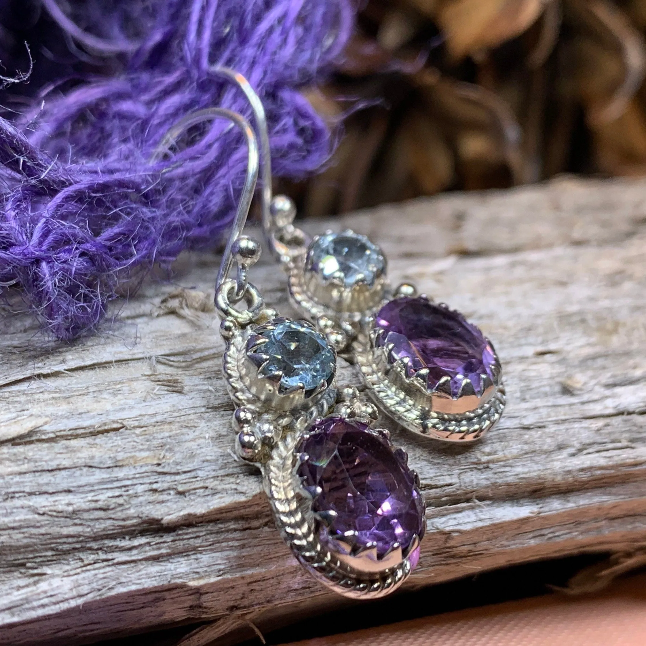 Amethyst Romance Earrings