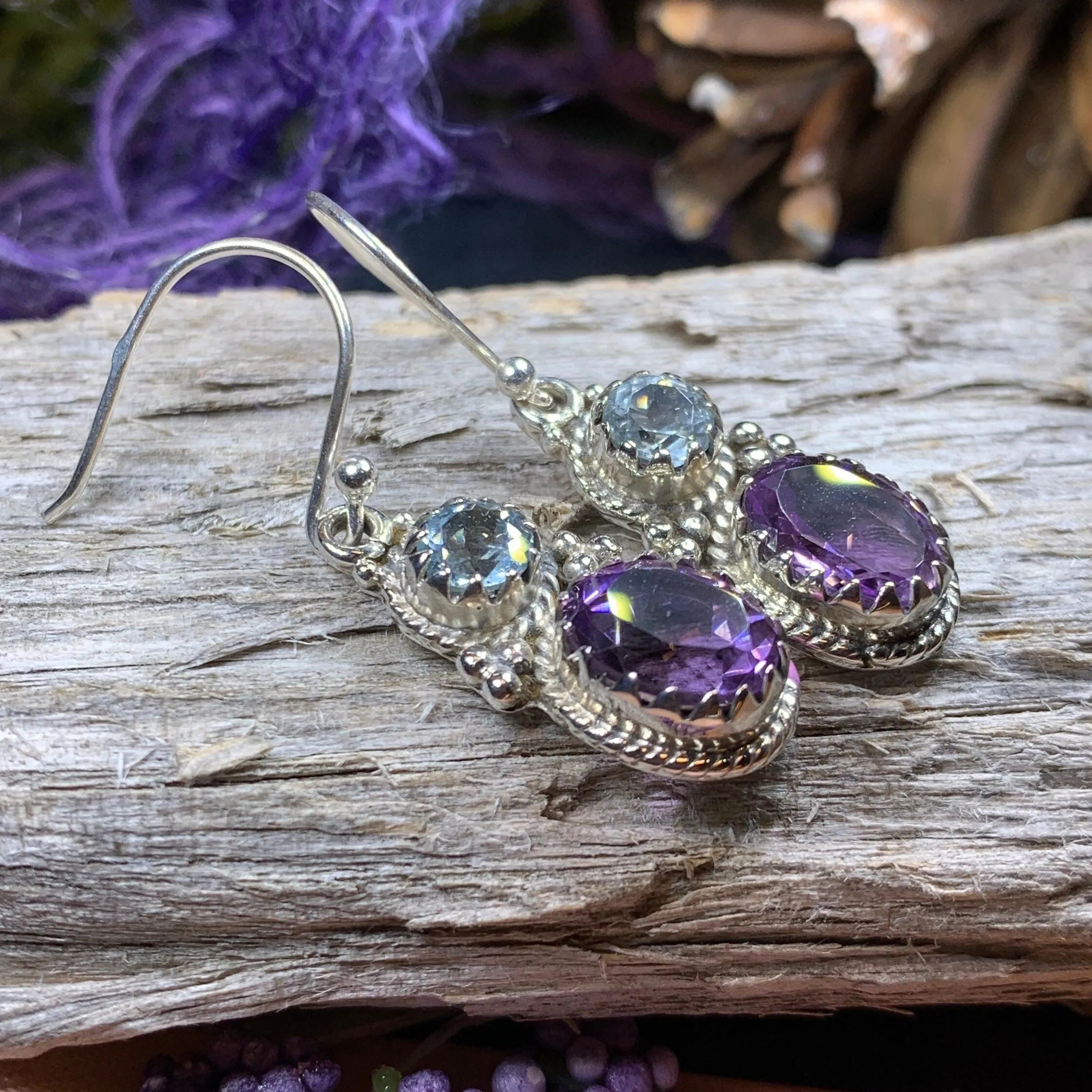 Amethyst Romance Earrings