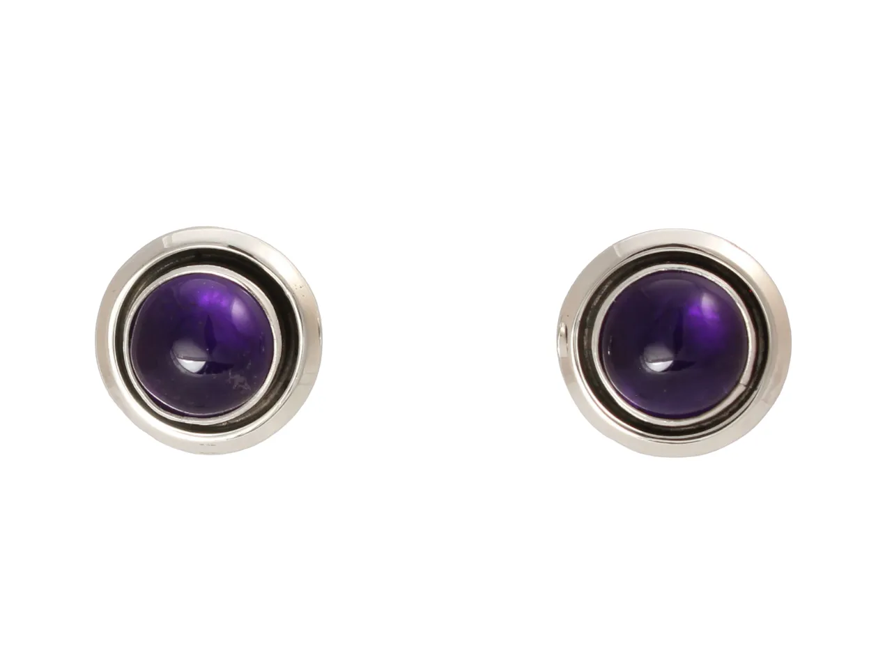 Amethyst Shadowbox Earrings