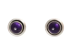 Amethyst Shadowbox Earrings