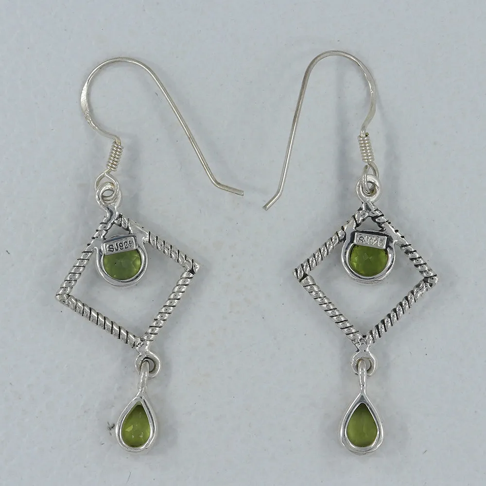 Amethyst Silver Earrings