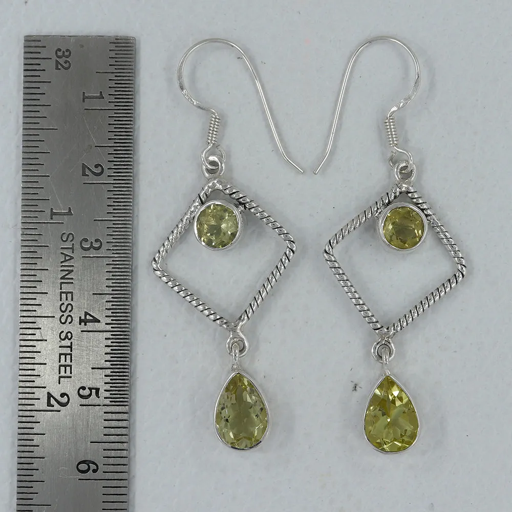 Amethyst Silver Earrings
