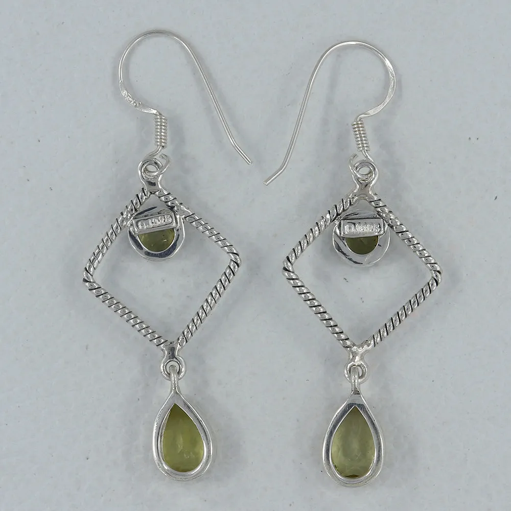 Amethyst Silver Earrings