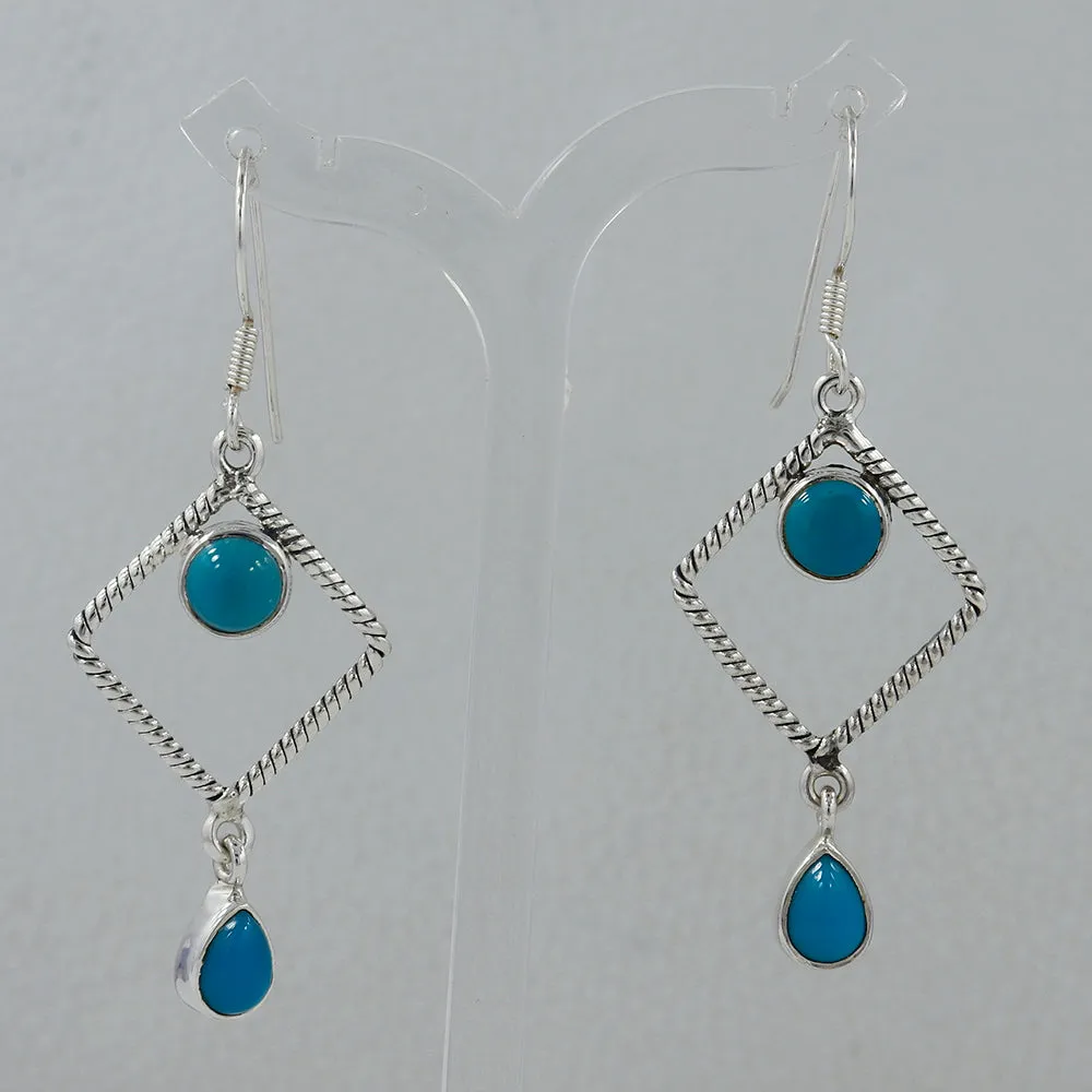 Amethyst Silver Earrings