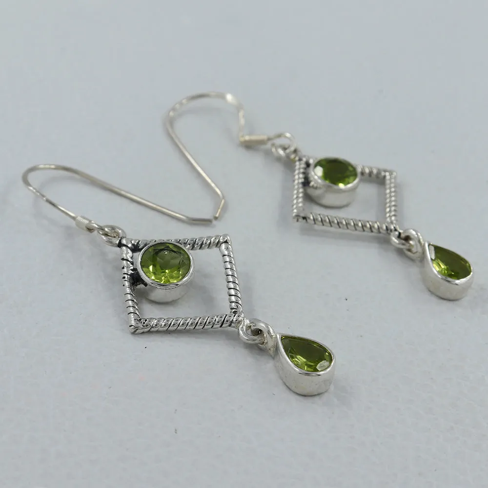 Amethyst Silver Earrings