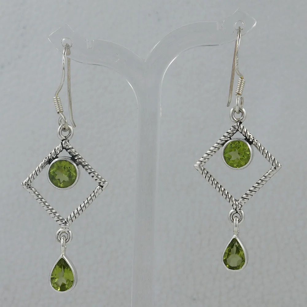Amethyst Silver Earrings