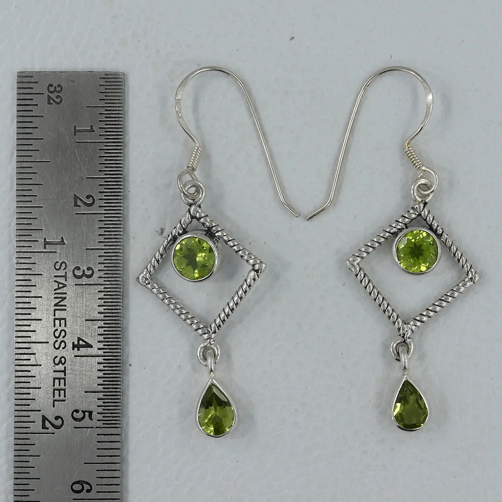 Amethyst Silver Earrings