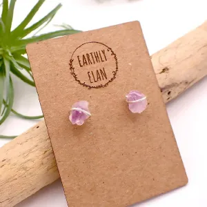 Amethyst Stud Earrings