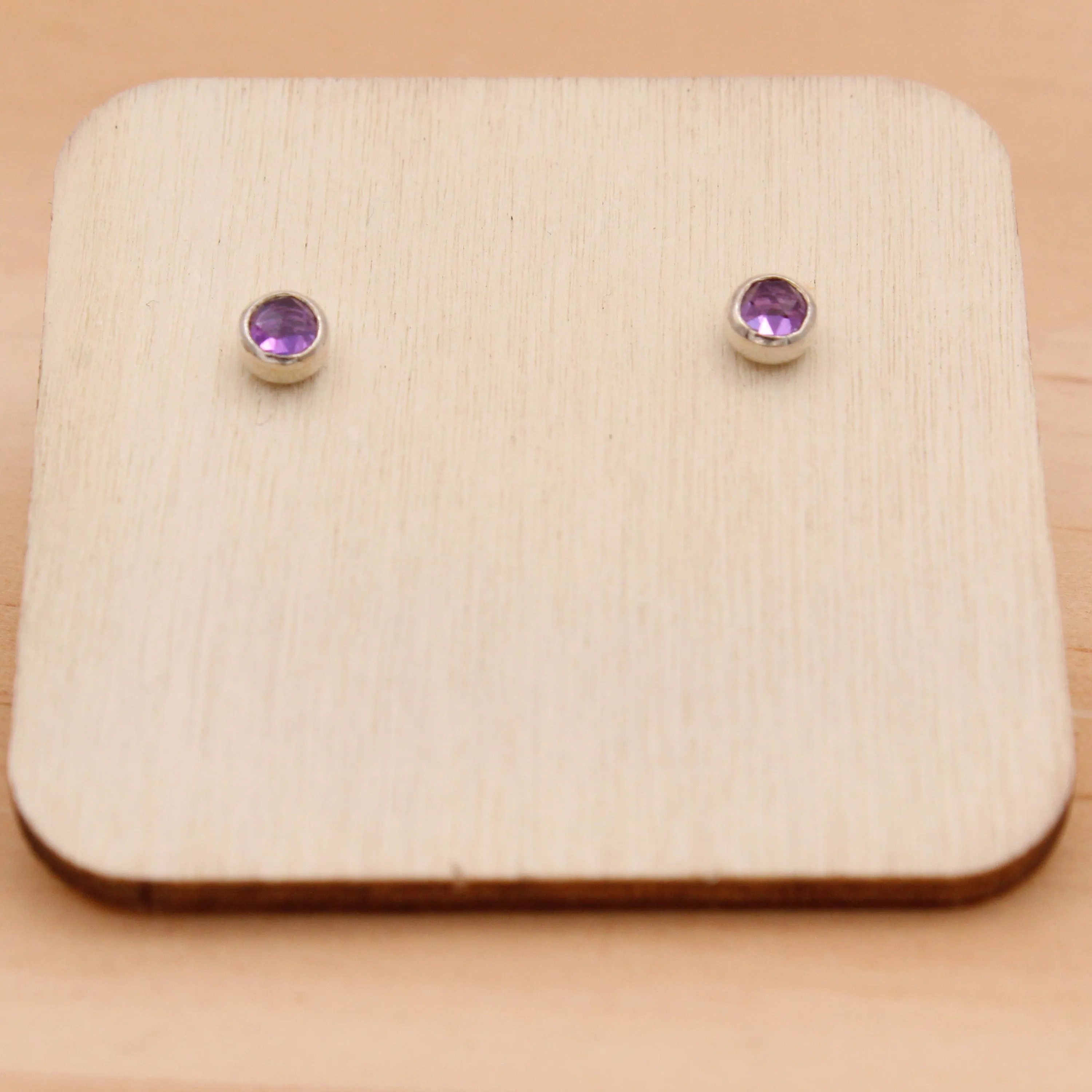 Amethyst Studs