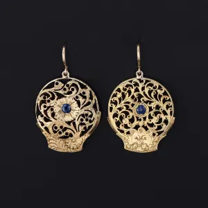 Antique Watchcock Conversion Earrings
