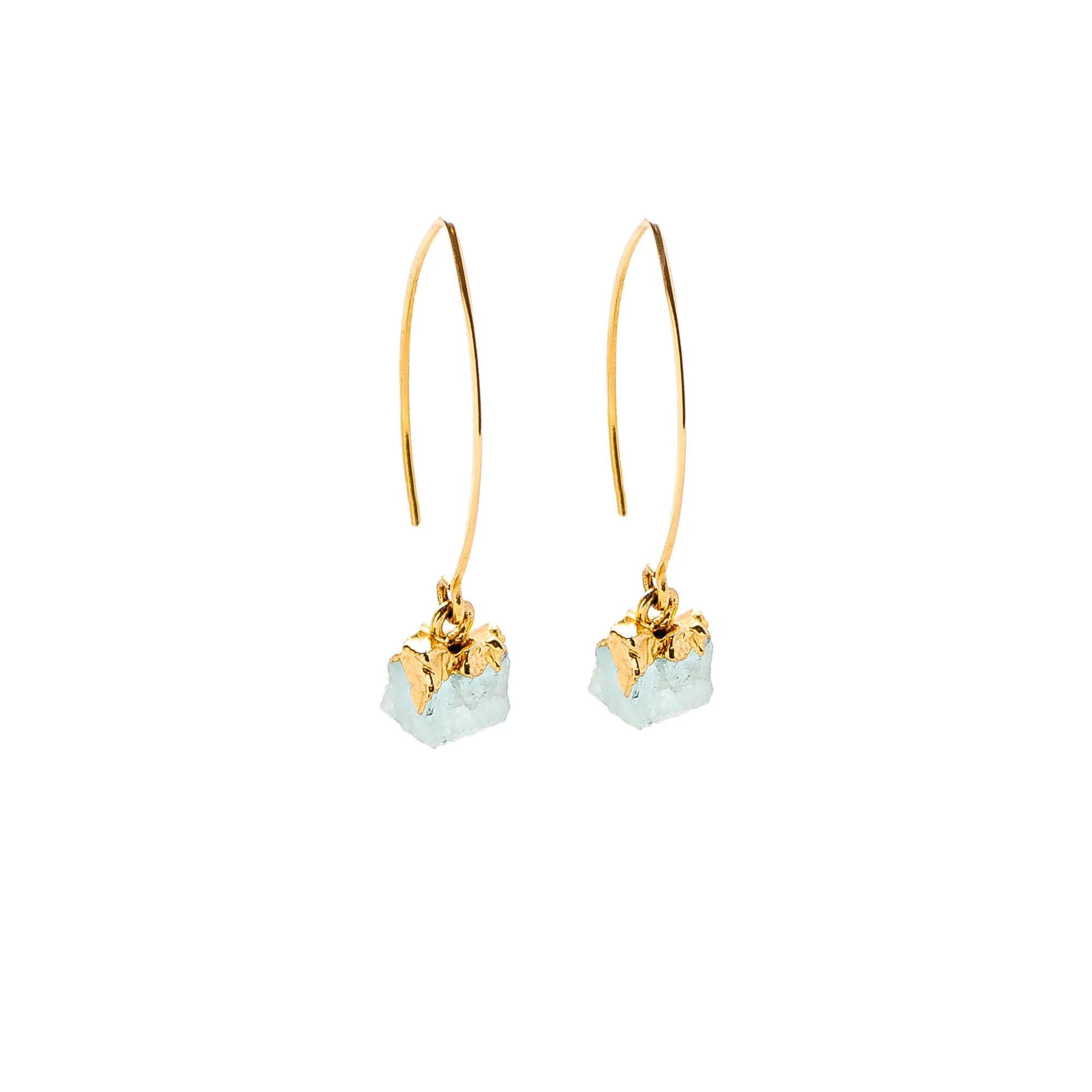 Aquamarine Drop Earrings