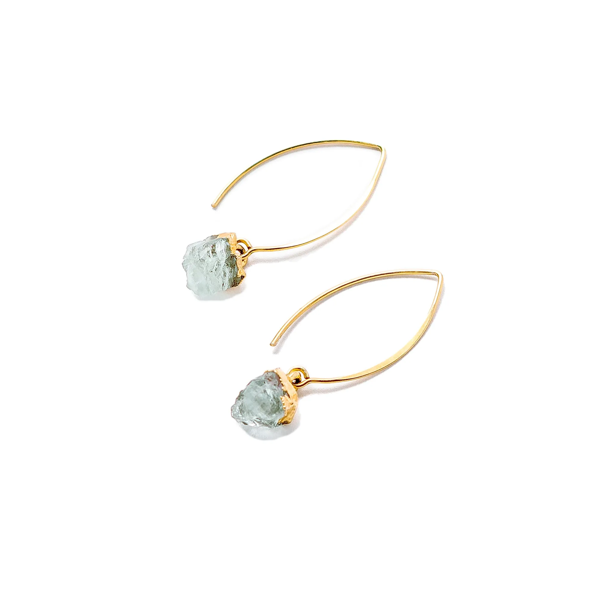 Aquamarine Drop Earrings