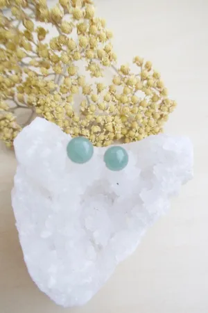 Aventurine Earrings on Surgical Steel posts