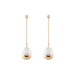 Bianc Marine Gold Earrings