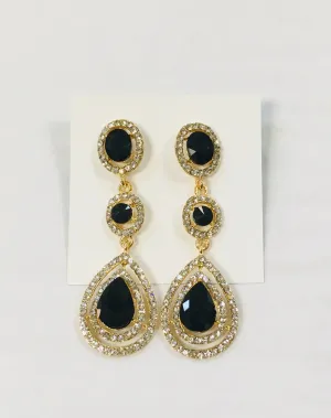 Black Teardrop Glam