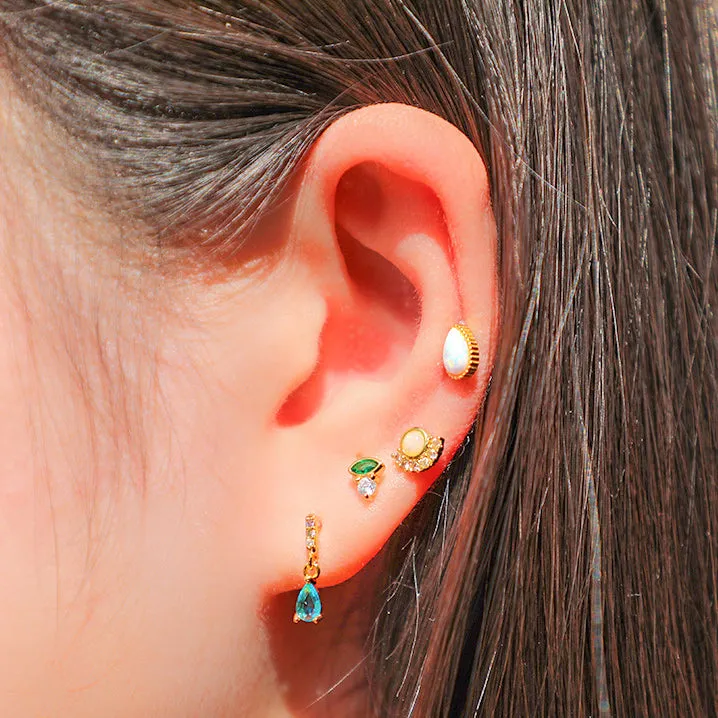 Blue Drop Earrings