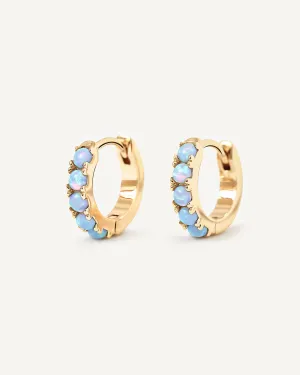 Blue Opal Huggies