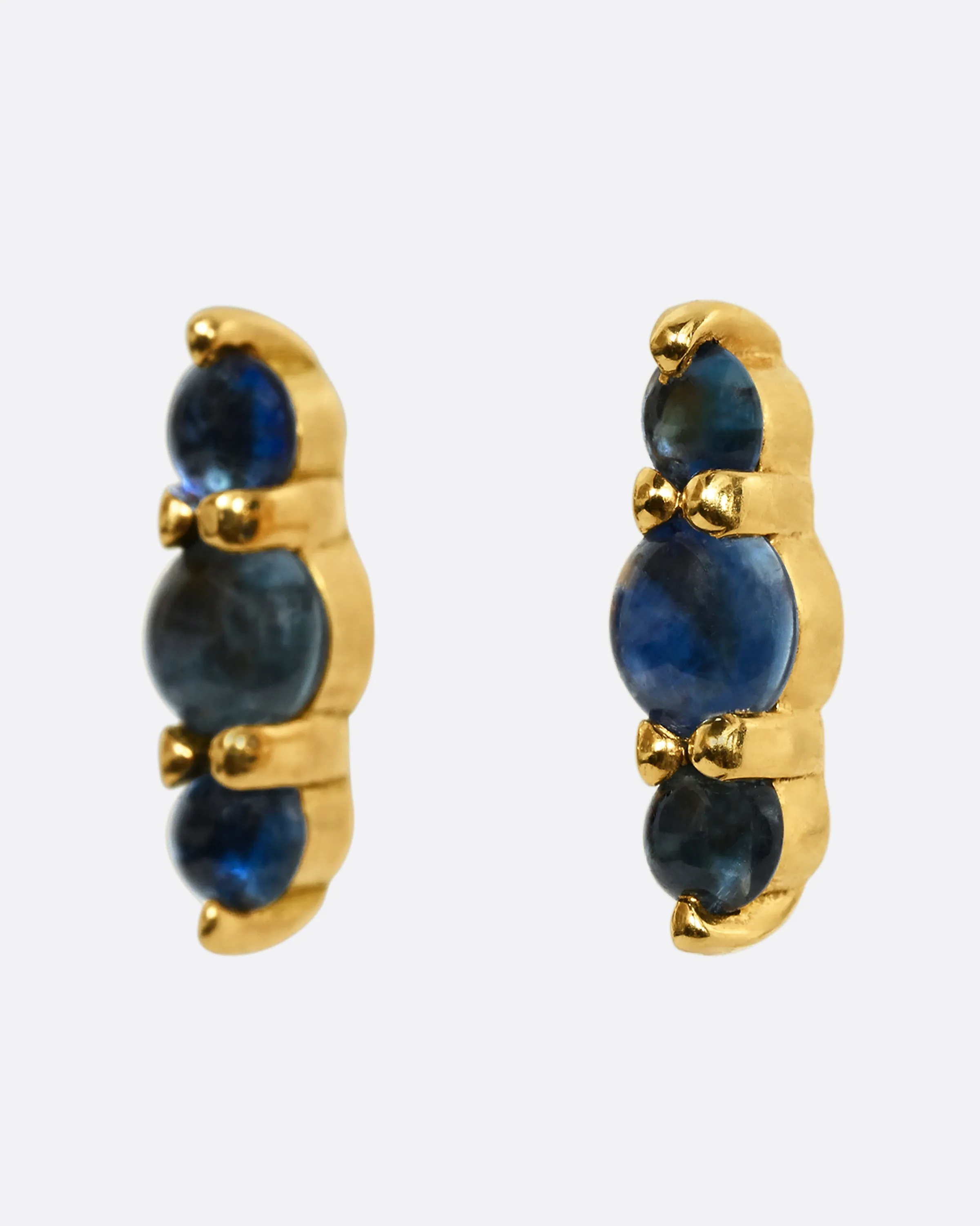 Blue Sapphire Lina Stud Earrings