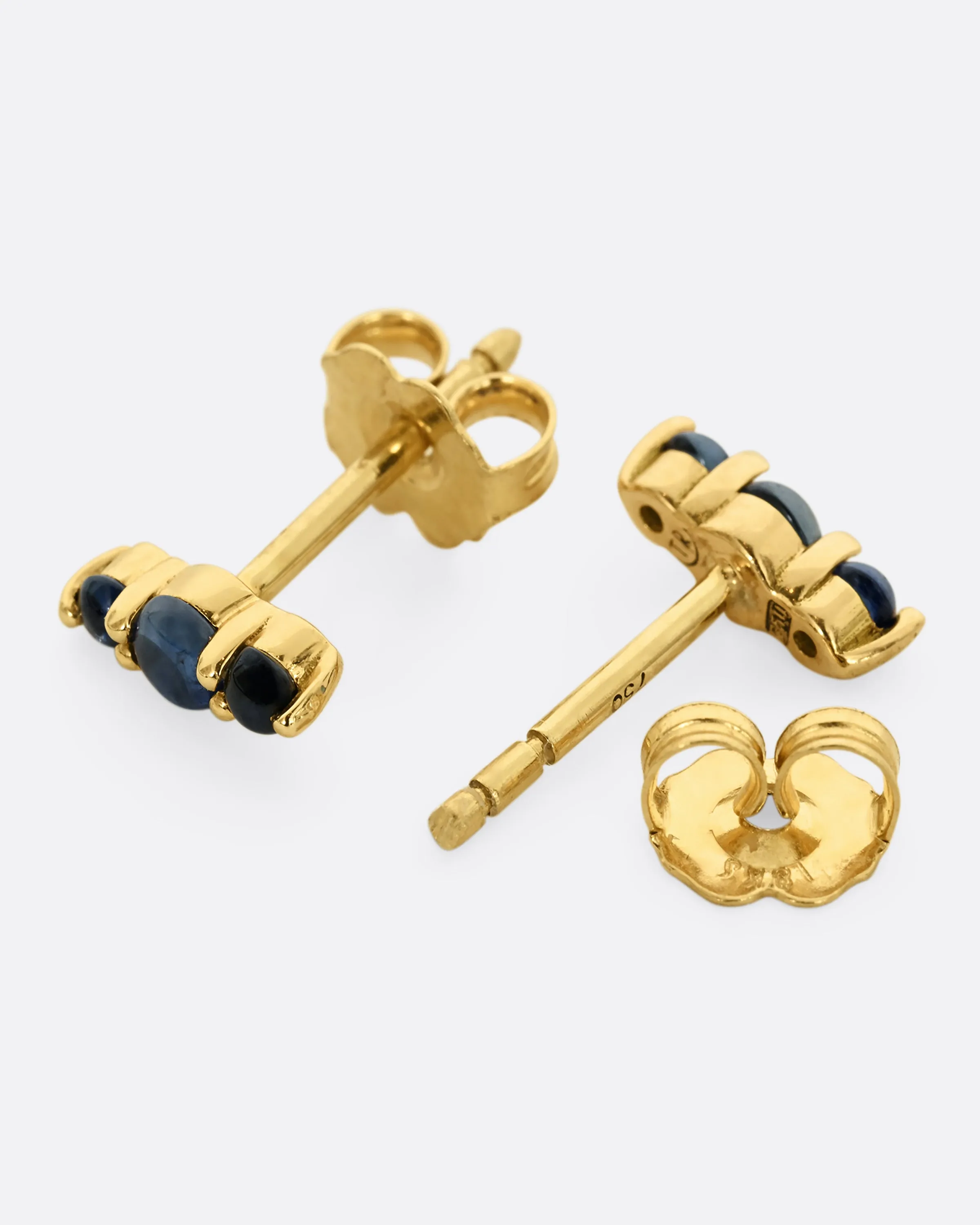 Blue Sapphire Lina Stud Earrings