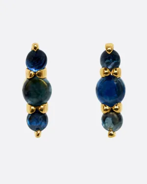 Blue Sapphire Lina Stud Earrings