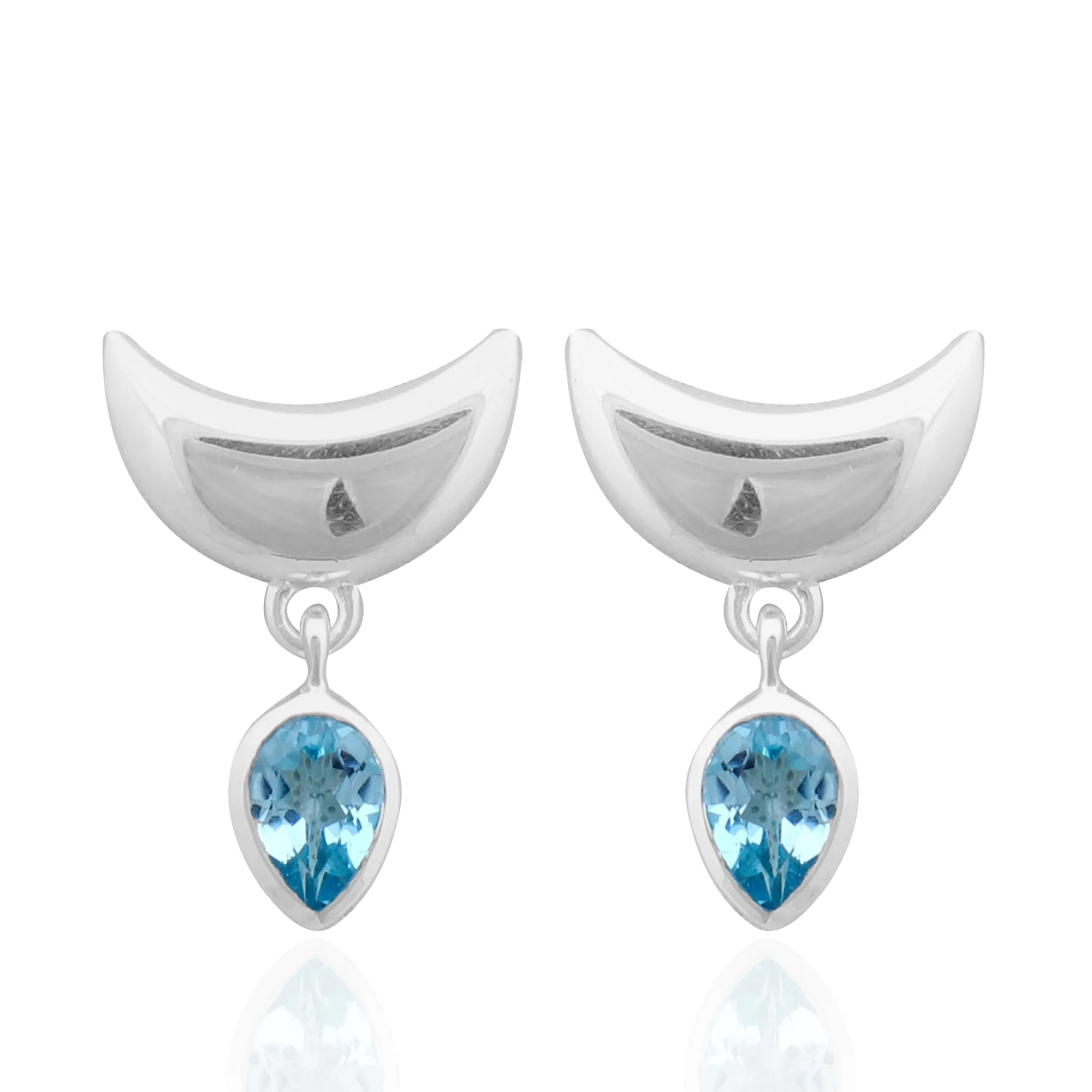 Blue Topaz Earrings