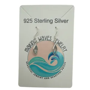Blue Topaz Solid 925 Sterling Silver Earrings