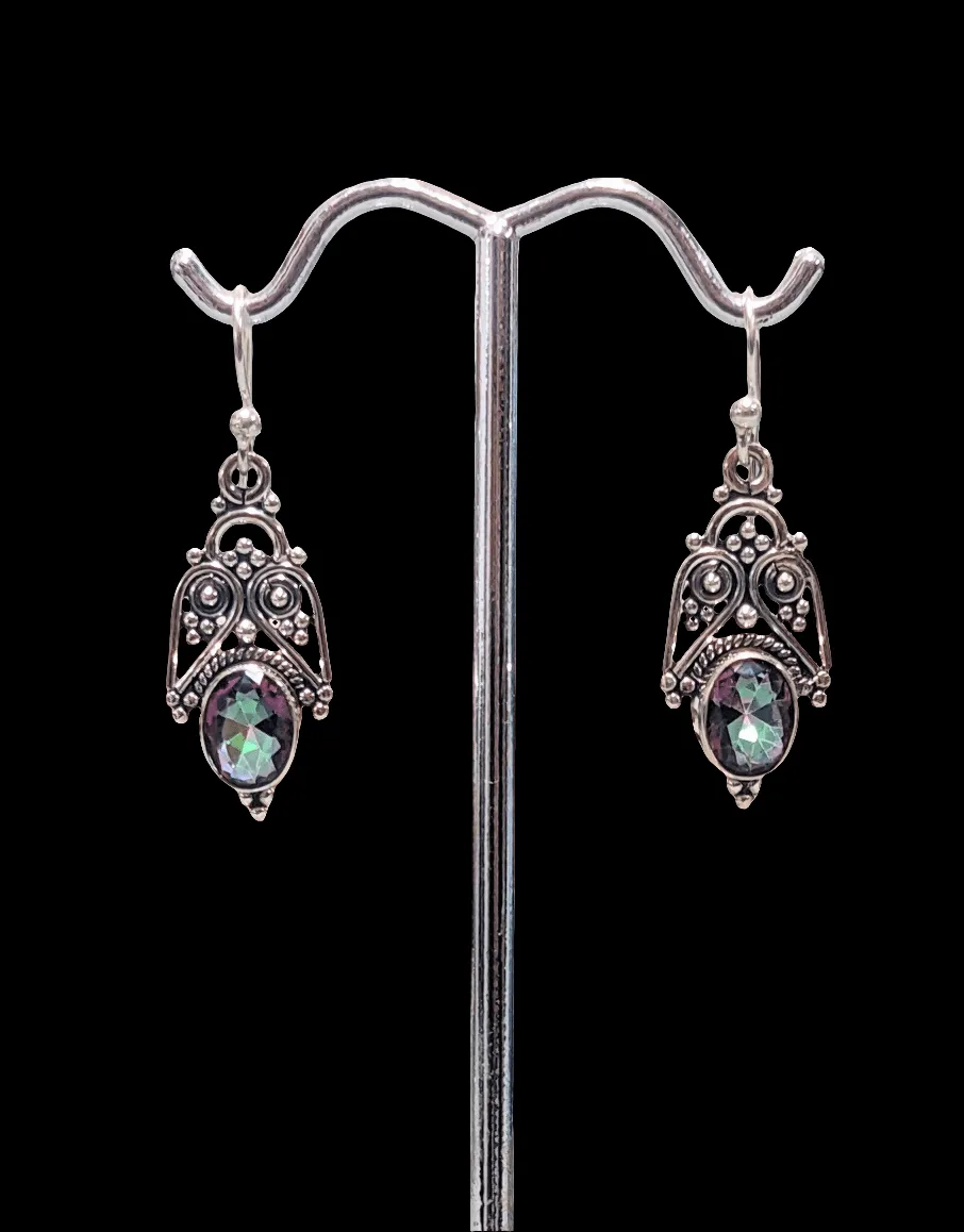 Brilliant Mystic Topaz Earrings