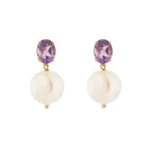 Bubble Pearl Purple Amethyst