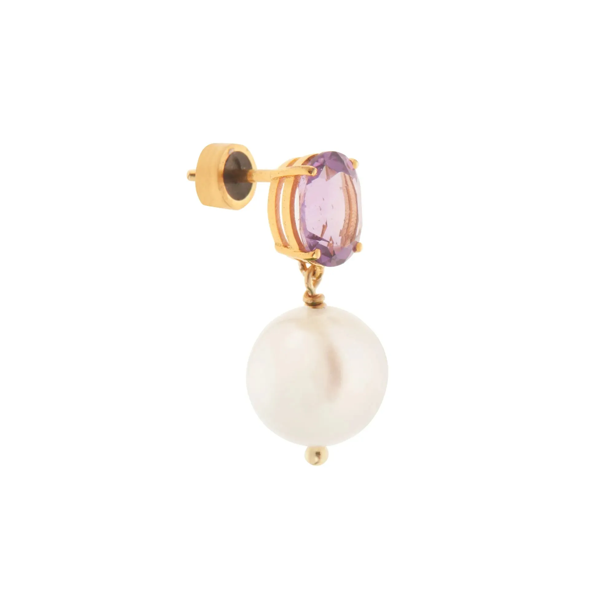 Bubble Pearl Purple Amethyst
