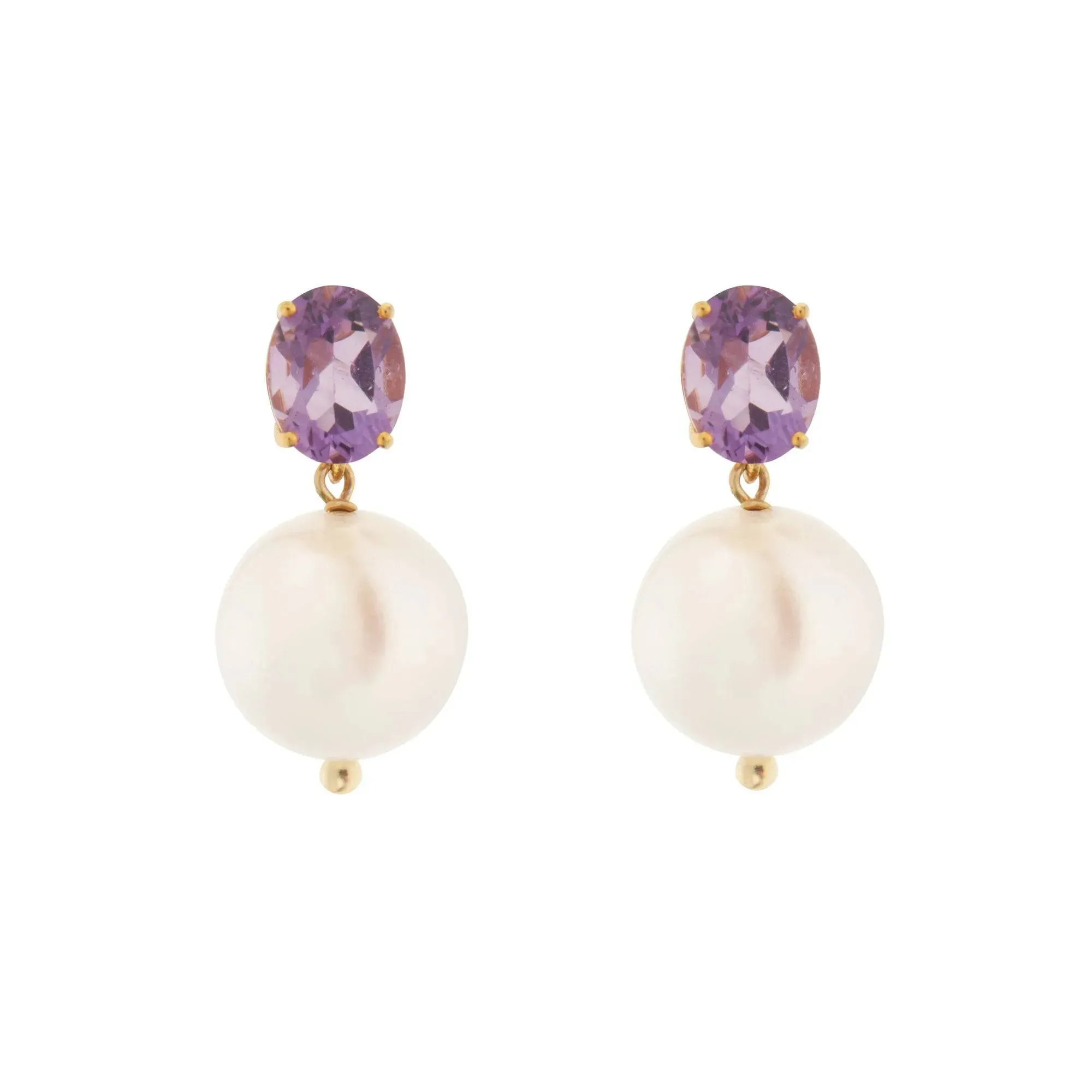 Bubble Pearl Purple Amethyst