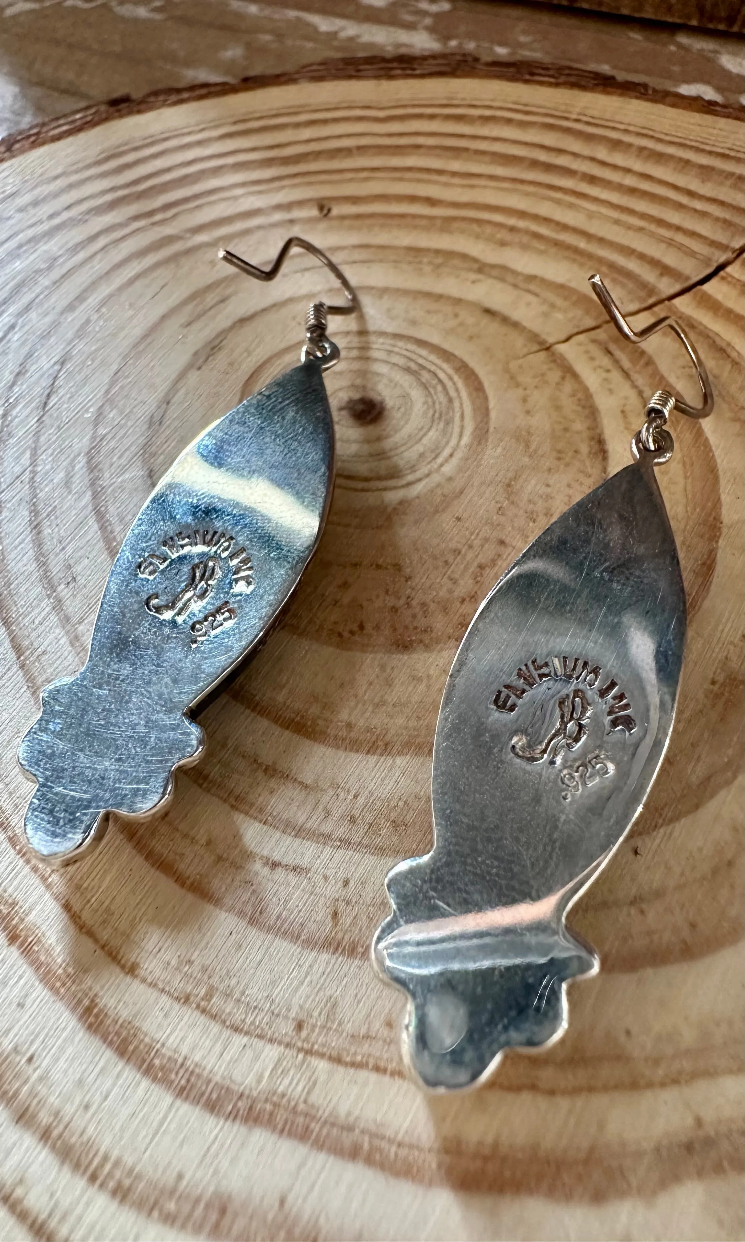 BUMBLEBEE JASPER EARRINGS Sterling Silver