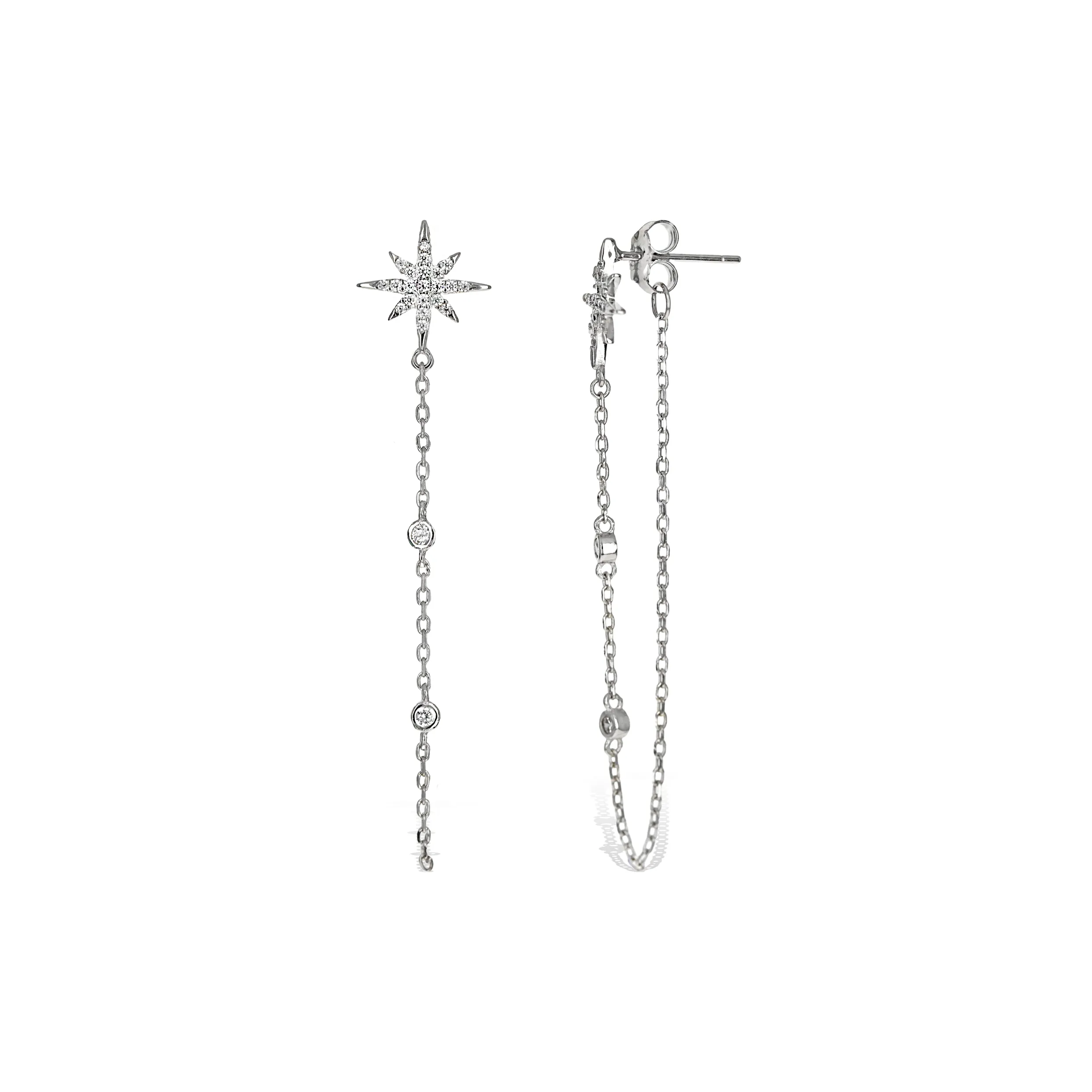 Celestial Chain Earrings