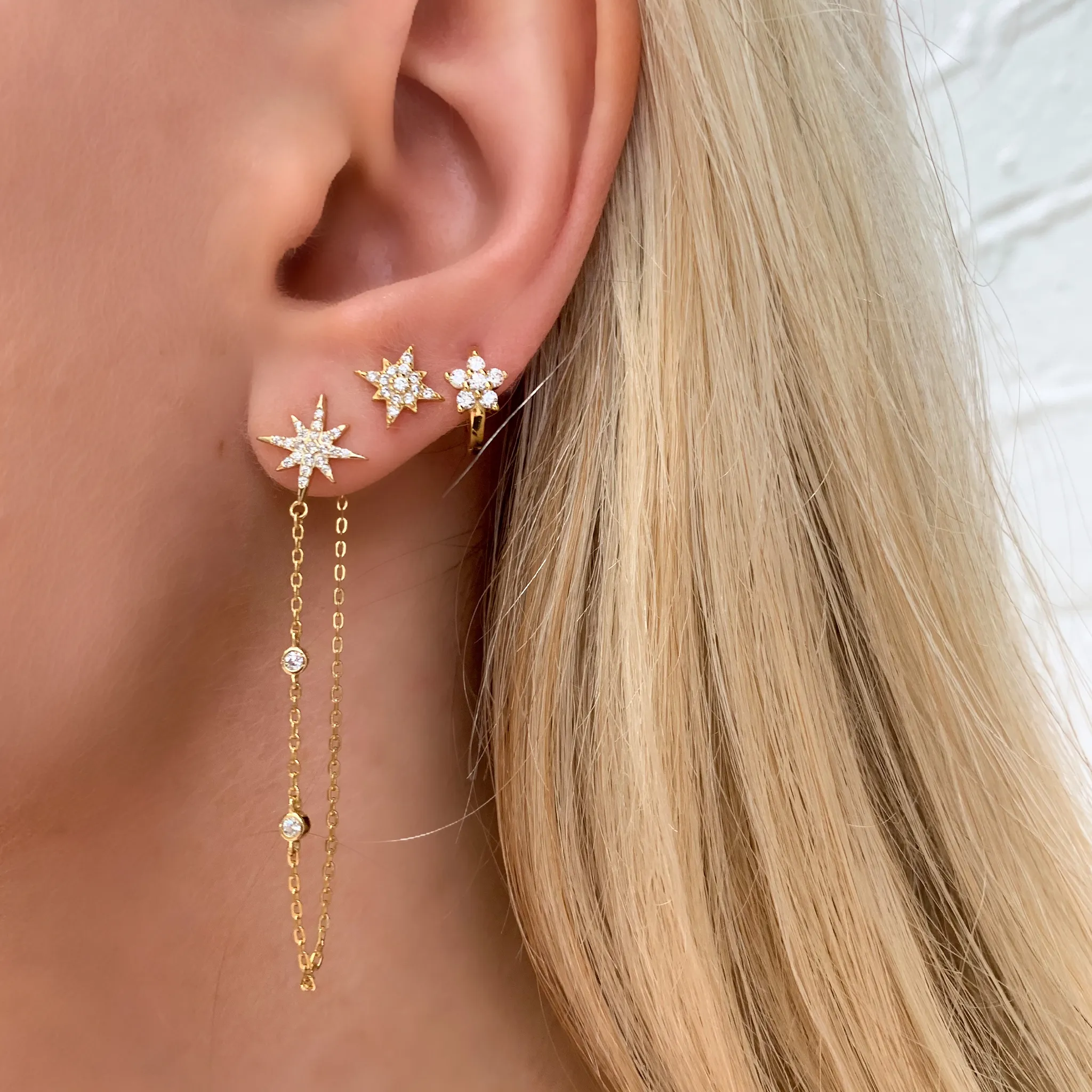 Celestial Chain Earrings