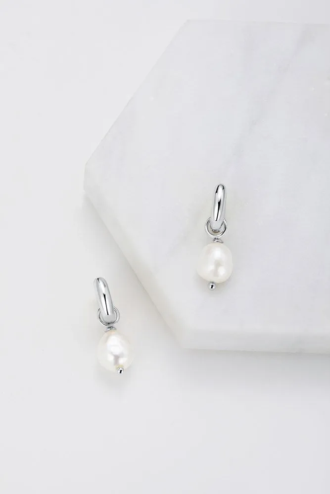Charlie Mini Hoop - Silver