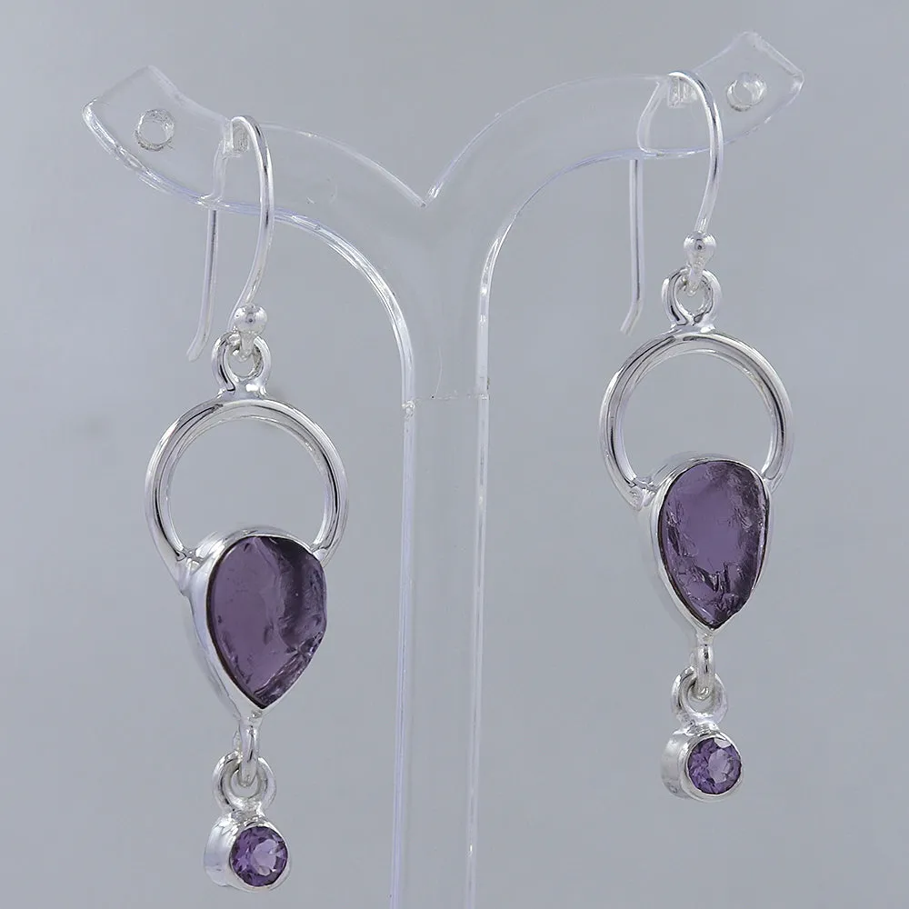 Citrine Silver Earrings